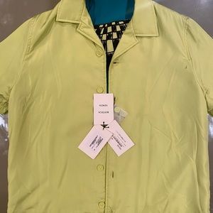 Sea green bottega vest